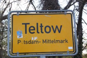 Ortsschild-Teltow
